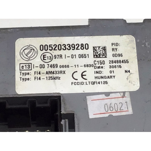 Fiat Panda 3 Sigorta Body Beyni 00520339280