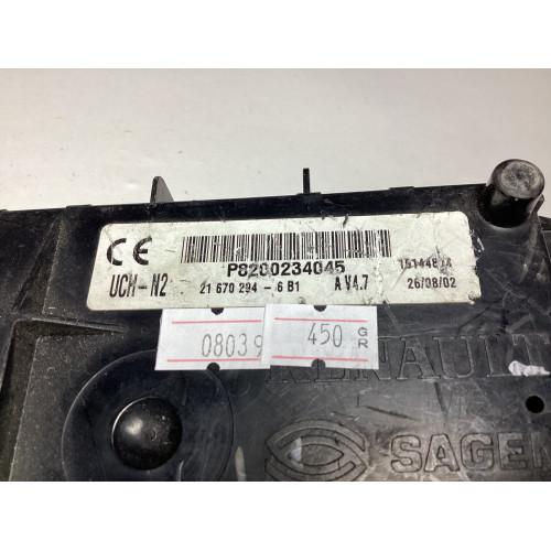 Renault Clio Konfor Beyni P8200234045 21670294 UCH Beyni UCH-N2