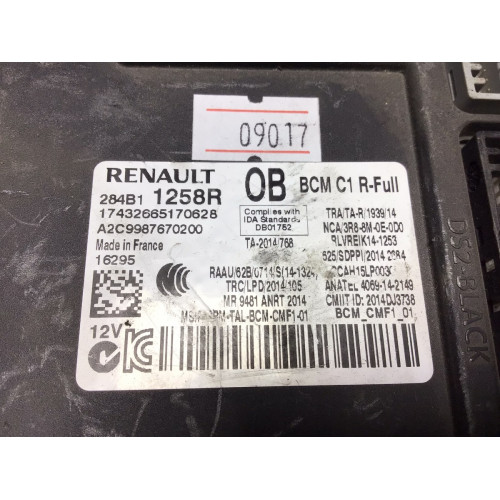 Renault Megane 4 Sigorta Body Beyni 284B11258R 