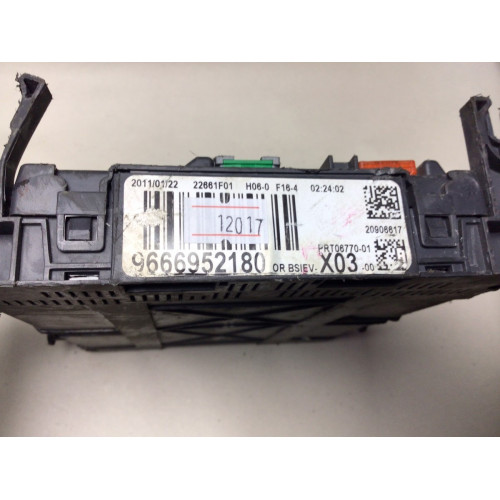 Citroen C3 Sigorta Body Beyni 9666952180