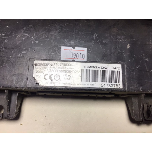 Fiat Panda 2 Sigorta Body Beyni S118578030I 
