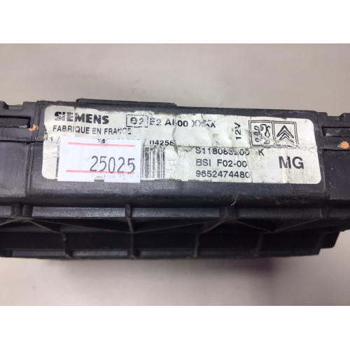 Citroen C3 1.4HDI Sigorta Body Beyni 9652474480 MG