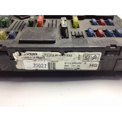 Citroen Xsara Picasso 1.8 Sigorta Body Beyni 9649827780
