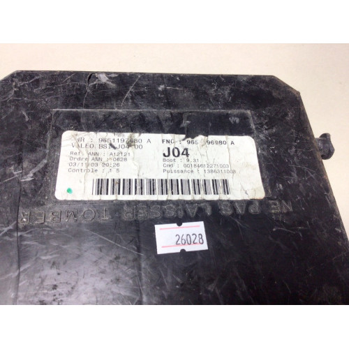 Peugeot 307 2.0Hdı Sigorta Body Beyni 9651196980A