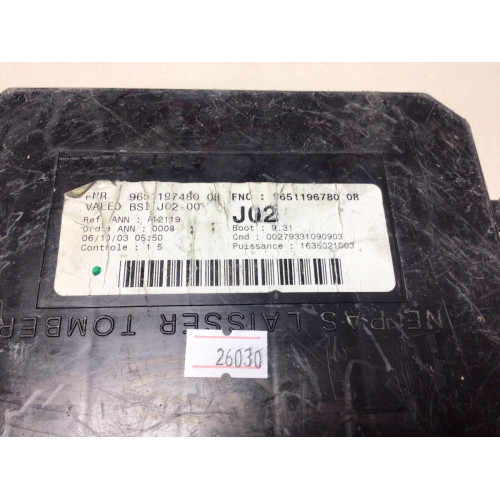 Peugeot 307 Sigorta Body Beyni 96511967800R