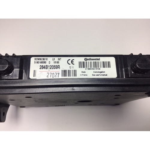 Renault Megane 3 Sigorta Body Beyni 284B12059R S180180060D
