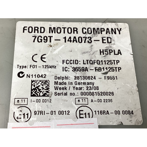 Ford Mondeo Sigorta Body Beyni 7G9T-14A073-ED 3659A-F01125TP