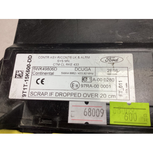 Ford Transit Connect Konfor Beyni 9T1T-15K600-DD 5WK49806D 5WK48862