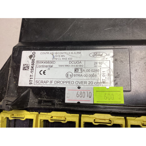 Ford Transit Connect Konfor Beyni 9T1T-15K600-DD 5WK49806D 5WK48862