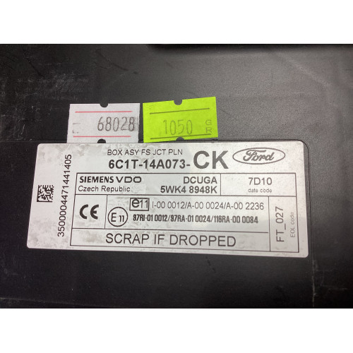 Ford Transit Gem BCM Sigorta Body Beyni 6C1T-14A073-CK 5WK48948K