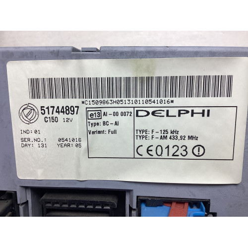 Fiat Doblo 1.3 Sigorta Body Beyni 51744897