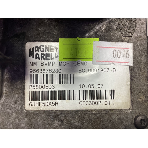 Citroen C4 Şanzıman Robotu 9663876280 P5800ED3 BC.0091807.D CFC300P.01